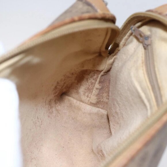 GUCCI Micro GG Supreme Shoulder Bag PVC Brown Gold - Picture 14 of 16